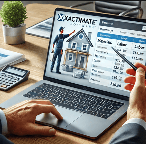 Digital cost estimation software interface